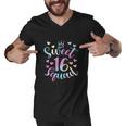 Funny Sixteenth Birthday Party Men V-Neck Tshirt