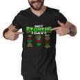 Funny Weed 420 Pot Smoker Stoner Humor Cannabis Gift Tshirt Men V-Neck Tshirt