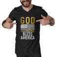 God Bless America Usa 4Th July Independence Gift Men V-Neck Tshirt