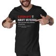 Grumpy Navy Veteran Men V-Neck Tshirt