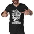 Husband And Wife Camping Partners For Life Tshirt Men V-Neck Tshirt