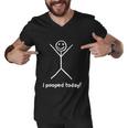 I Pooped Today V2 Men V-Neck Tshirt