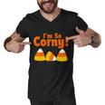 Im So Corny Candy Corn Halloween Tshirt Men V-Neck Tshirt