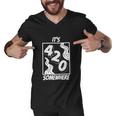 Its 420 Somewhere Funny Cannabis Men V-Neck Tshirt