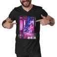 Japanese Cyberpunks Tokyo Streetwear Aesthetic Graphic Men V-Neck Tshirt