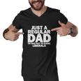 Just A Regular Dad Trying Not To Raise Liberals Tshirt Men V-Neck Tshirt