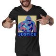Justice For Harambe Rip Poster Men V-Neck Tshirt
