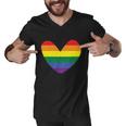 Left Time Lgbt Gay Pride Lesbian Bisexual Ally Quote Men V-Neck Tshirt