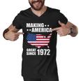 Making America Great Since 1972 Birthday Men V-Neck Tshirt