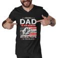 Mens Fathers Day For Dad An Honor Being Papa Is Priceless Men V-Neck Tshirt