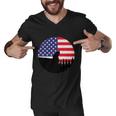 Meow 4Th Of July Cat Lover Cute Plus Size Graphic Shirt For Men Women Family Men V-Neck Tshirt