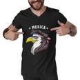 Merica Funny Gift Funny Eagle Mullet Funny Gift 4Th Of July Funny Gift Patriotic Men V-Neck Tshirt