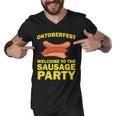 Oktoberfest Welcome To The Sausage Party Men V-Neck Tshirt