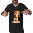 Orange Man Good Actually Men V-Neck Tshirt