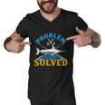 Problem Solved V2 Men V-Neck Tshirt