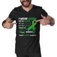 Promote Lymphoma Awareness Wear Green Tshirt Men V-Neck Tshirt