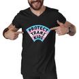 Protect Trans Kids V2 Men V-Neck Tshirt