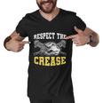 Respect The Crease Lacrosse Goalie Lacrosse Plus Size Shirts For Men And Women Men V-Neck Tshirt