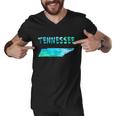 Tennessee Map Colorful Isolated Tennessee State Map In Watercolor United States Men V-Neck Tshirt Tennessee Map Colorful Isolated Tennessee State Map In Watercolor United States Men V-Neck Tshirt