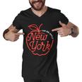 The Big Apple New York Men V-Neck Tshirt