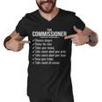 The Commissioner Fantasy Football Tshirt Men V-Neck Tshirt