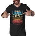 The Man Myth Legend 1972 Aged Perfectly 50Th Birthday Tshirt Men V-Neck Tshirt