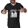 Therapy Mountain Biking Tshirt Men V-Neck Tshirt