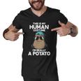 This Is My Human Costume Im Really A Potato Tshirt Men V-Neck Tshirt