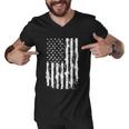 Usa Flag Patriotic 4Th Of July Tattered American Flag Gift Men V-Neck Tshirt