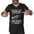 Uss Essex Cv 9 Sunset Men V-Neck Tshirt