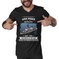 Uss Fiske Dd Men V-Neck Tshirt