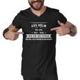 Uss Helm Dd Men V-Neck Tshirt