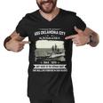 Uss Oklahoma City Clg 5 Cl V2 Men V-Neck Tshirt