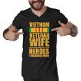 Vietnam Veteran Wife Tshirt Men V-Neck Tshirt