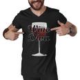 Wine Diva Men V-Neck Tshirt