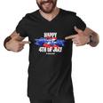 World Of Tanks Mvy For The 4Th Of July Men V-Neck Tshirt