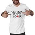 Virginia Is For Lovers Men V-Neck Tshirt