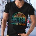 10Th Birthday Gift Kids Vintage 2012 10 Years Old Colored Men V-Neck Tshirt