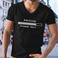 18Th Birthday Gift 18 Years Old Birthday Adulting Loading Please Wait Men V-Neck Tshirt