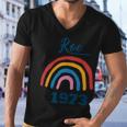 1973 Pro Roe Rainbow Abotion Pro Choice Men V-Neck Tshirt