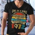 50 Year Old Limited Edition Awesome Since September 1972  Men V-Neck Tshirt