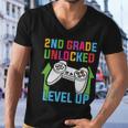 2Nd Grade Unlocked Level Up Back To School First Day Of School Men V-Neck Tshirt