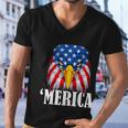 4Th July Eagle Merica America Independence Day Patriot Usa Gift Men V-Neck Tshirt