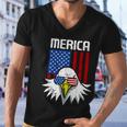 4Th Of July American Flag Bald Eagle Mullet 4Th July Merica Gift Men V-Neck Tshirt