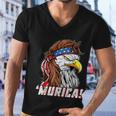 4Th Of July Eagle Mullet Murica American Flag Usa Merica Cute Gift Men V-Neck Tshirt