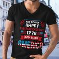 4Th Of July Happy Patriotic Day 1776 God Bless America Gift Men V-Neck Tshirt