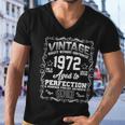 50Th Birthday Vintage 1972 Aged To Perfection Genuine Tshirt Men V-Neck Tshirt