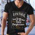 70Th Birthday Vintage 1952 Birthday For Women Funny Men 70 Years Old Men V-Neck Tshirt