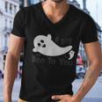 A Big Boo To You Ghost Boo Halloween Quote Men V-Neck Tshirt