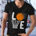 Basketball Love Basketball Lover Basketball Fan Basketball Player Men V-Neck Tshirt